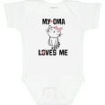 thumbnail image 3 of Inktastic My Oma Loves Me Girl Cat Girls Baby Bodysuit, 3 of 5