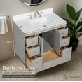 thumbnail image 2 of Lavanti Depos Solidwood 36-inch Bathroom Vanity with Sink - Stylish Gray, 2 of 7