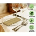 thumbnail image 4 of Ruvanti Cloth Napkins Set of 6 Cotton 100%, 18x18 inches Napkins Cloth Washable, Soft, Absorbent. Cotton Napkins for Parties, Christmas, Thanksgiving, Weddings, Dinner Napkins Cloth - Wet Net, 4 of 9