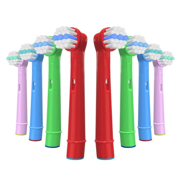 8 Pcs Toothbrush Heads For Oral b Kids Electric Toothbrush, Electric Toothbrush Heads For Braun, Replacement Brush Heads