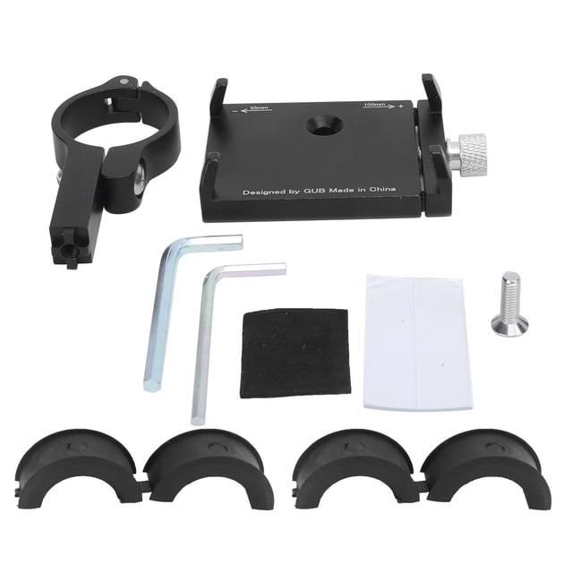 Soporte de aleación de aluminio para manillar excelente soporte para teléfono celular de bicicleta de aleación universal duradero y flexible para bicicletas de montaña para