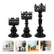 thumbnail image 3 of 1 juego de candelabros vintage decorativos, base de hierro para velas, 3 of 7