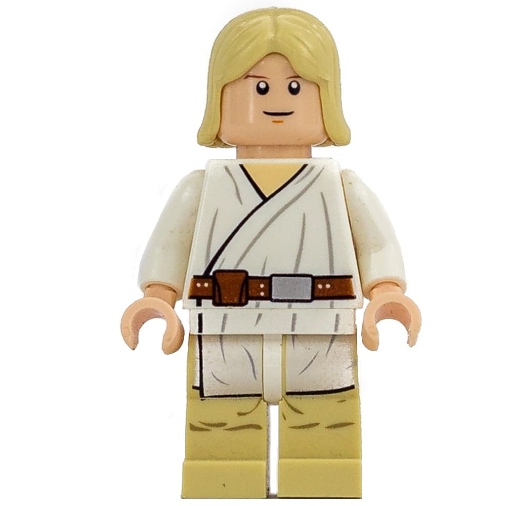 Star Wars Luke Skywalker - Tatooine, Flesh, white Minifigure -