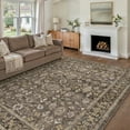 thumbnail image 3 of BERTHMEER 8'x10' Area Rugs for Living Room Large Vintage Brown Carpets for Bedroom Office Machine Washable Farmhouse Dining Room Oriental Rugs Non Slip Traditional Distressed Rugs, 3 of 9