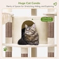 thumbnail image 3 of Torre Esquinera para Gatos Globlazer de 130 cm con Hamaca y Canasta, 3 of 8