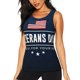 thumbnail image 1 of Fotbe Happy Veterans Day Blusas Sin Mangas para Mujer – Estilo Casual, Corte Suelto, Slim-Fit, Cuello Redondo Deportivo, Tops de Verano para Gimnasio y Yoga-Small, 1 of 7