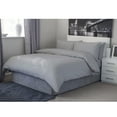 thumbnail image 2 of BedDecor 600 TC 100% Egyptian Cotton 3 Pcs Duvet Cover Stripe (Silver,King/California king), 2 of 7