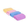 thumbnail image 3 of Happy Date 4Pcs Hair Towel Wrap for Women, Quick Dry Soft Microfiber Hair Drying Towel Bathing Hair Cap Absorbent Hair Turban for Drying Curly,Thick Long Hair, 3 of 9