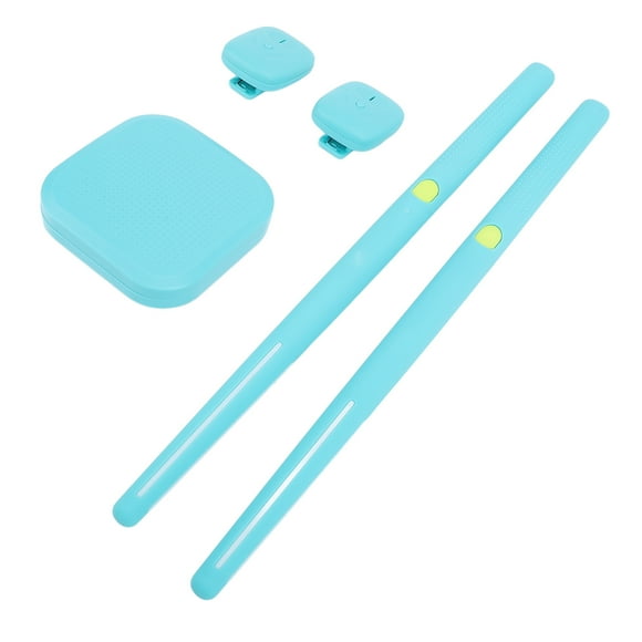 Electric Air Drumsticks Set, Virtual Air Drum Set, Air Drum Kit with 3D Motion Sensing Technology, Colorful Light Effect, Portable Drum Kit for Beginners Children Adults