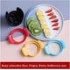 thumbnail image 4 of Cortadora de huevos con base antideslizante, alambres de acero inoxidable duraderos y seguros, cortadora de precisión 3 en 1 para huevos duros, fresas, kiwis, diseño que ahorra espacio para su cocina, 4 of 5