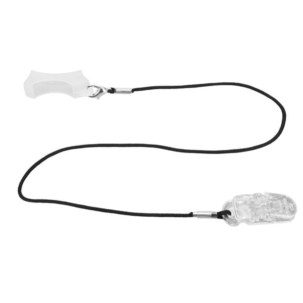 Dispositivo de Audición Cordón Clip Transparente Abrazadera de Nylon Negro Dispositivo de Audición Soporte de Clip Grande ANGGREK Otros
