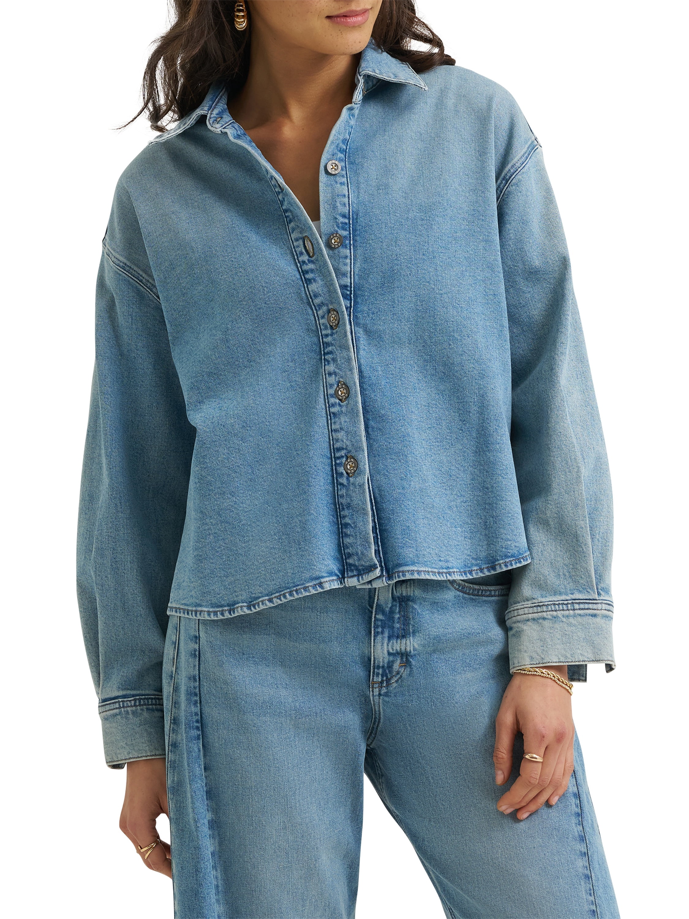 Lee® Women's Oversized High/Low Drapey Top