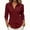 Wine, variant on IUYRTFE Women Lapel Collar Button Down Long Sleeve Shirt for Casual Office Daily Wear