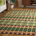 thumbnail image 2 of SAFAVIEH Metro Franco Checkered Area Rug, Green/Gold, 8' x 10', 2 of 8