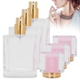 thumbnail image 1 of Set de Botella de perfume Spray de Vidrio Transparente Recargable dispensación de líquido 50ml 3pcs, 1 of 7