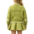 thumbnail image 6 of Lovzfmll Girl's Knit Set, Long Sleeve Top & A-Line Skirt, Casual Wear for Toddler, 1-2 Years, 6 of 6