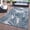 NAVY, variant on World Rug Gallery Contemporary Distressed Leaves Textured Flat Weave Indoor/Outdoor Area Rug - BLUE 2'x7'