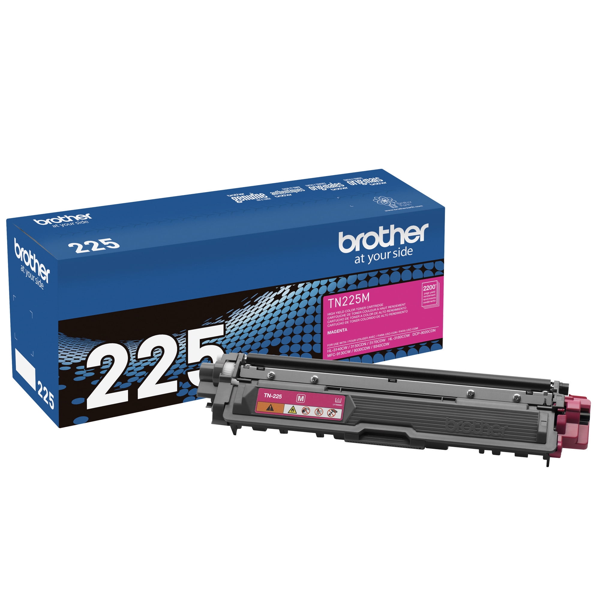 Remanufactured Magenta High-Yield Toner, Replacement for TN225M, 2,200 Page-Yield, Ships in 1-3 Business Days Remanufactured Magenta High-Yield Toner, Replacement for TN225M, 2,200 Page-Yield, Ships in 1-3 Business Days