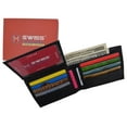 thumbnail image 2 of Men's RFID Blocking Premium Leather Classic Bifold 2 ID Card Holder Wallet with Gift Box, 2 of 15