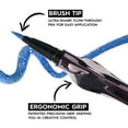 thumbnail image 4 of URBAN DECAY 24/7 Inks Liquid Eyeliner Pen Water-Resistant, Smudge-Proof Up to 24HR Wear Ergonomic Grip Vegan & Cruelty Free Hi-Energy (Blue Shimmer, Brush Tip) Hi-Energy (blue shimmer), 4 of 9