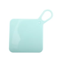 Unique Bargains 1 Pc Rotating Makeup Mirror for Vacation Travel Green Plastic Glass