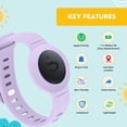 thumbnail image 3 of tag8 Dolphin Smart Watch Tracker Rex for Kids | GPS Location Tracker For IOS, Apple Find My Device | Water‑Resistant with Secure Silicone Strap | Instant Ring Locator | Purple, 3 of 8