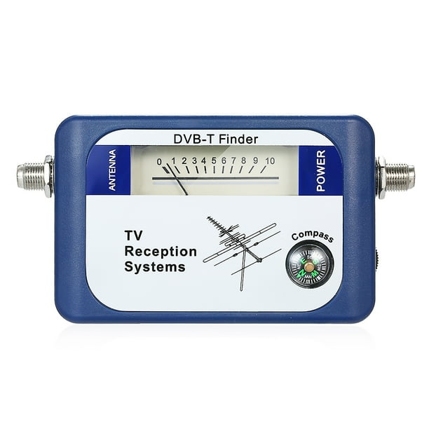 DVBT Digital Satellite Signal Finder Meter Aerial Terrestrial TV