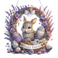 thumbnail image 1 of Dsscvnef Easter Egg Rabbit Art Hanging Kit DIY Rhinestone Painting Special Shaped Window Pendants Home Garden Wall Ornament Double Craft, 1 of 7
