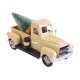 thumbnail image 2 of Camión de granja navideño, camioneta, modelo de automóvil, automóvil de granja de metal hecho a mano con beige, 2 of 9
