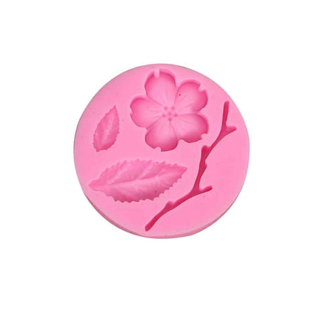 

Handmade Soap Mold Peach Blossom Cake Mould Bread Mousse Jelly Chocolate Flower Silicone Cake Mold