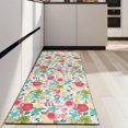 thumbnail image 4 of Pioneer Flower Floral Print Pattern Kitchen Rug Mat,Kitchen Runner Rugs Non Skid Washable,Decorative Kitchen Floor Mats for Kitchen,Sink,Laundry,17"X47", 4 of 5