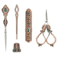 thumbnail image 2 of Vintage Sewing Scissors Kit, Handcraft Vintage Embroidery Scissors Kit  for Needlework, 2 of 8