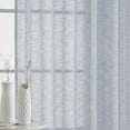 thumbnail image 3 of THD Zoey Faux Linen Textured Semi Sheer Window Rod Pocket Thick Curtains Drapery Panels, 2 Panels, 3 of 6