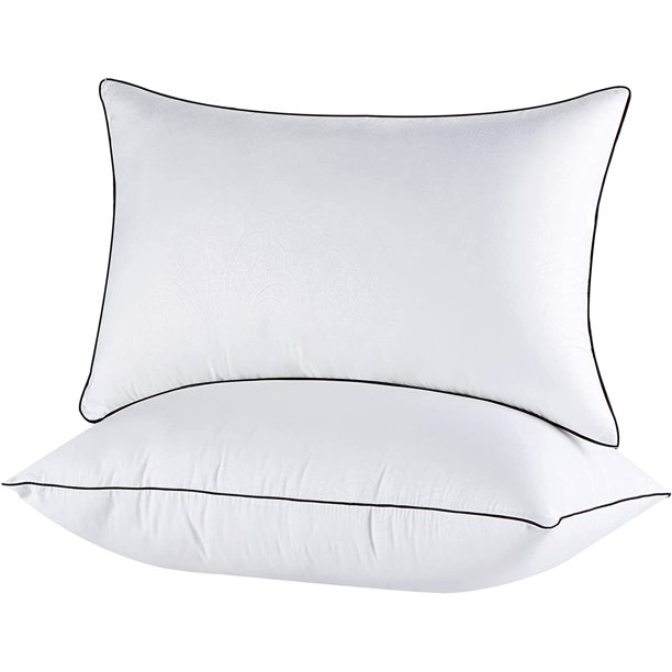 JOLLYVOGUE Bed Pillows Standard Size Set of 2 Cooling and Supportive Full Pillow 2 Pack for Side
