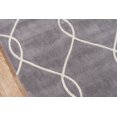 thumbnail image 3 of Momeni Geometric Contemporary Area Rugs, Gray/White, 859" x 324", 3 of 4