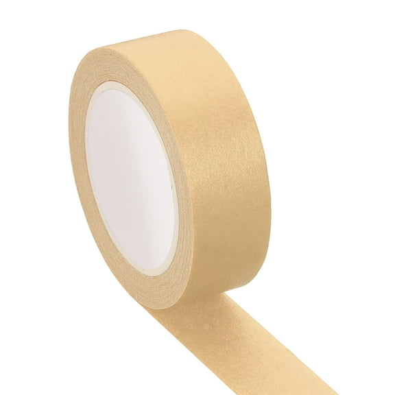 Uxcell Colored Masking Tape 9/16" x 11 Yards, Color Code Labeling Tape, Light Orange