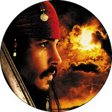 Jack Victor Two Button - Pirates of The Caribbean 2 Jack Close Up Button B-DIS-0380