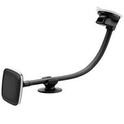 Magnetic Car Truck Phone Mount with 13-Inch Gooseneck Extension Arm, Universal Windshield Dashboard Industrial-Strength Suction Cup Mobile Vehicle Holder for All Cell Phones iPhone by 1Zero