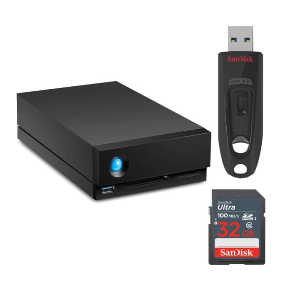 Estación de almacenamiento y acoplamiento de escritorio LaCie 1big Dock de 8 TB