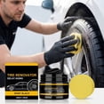 thumbnail image 1 of Kit de pasta para el cuidado de neumáticos: limpia, pule, restaura y da brillo a los neumáticos de caucho de vehículos | Limpieza y mantenimiento de neumáticos de automóviles con capa protectora, 1 of 6