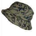 thumbnail image 2 of Unisex Outdoor Waterproof Reflective Bucket Sun Hat, Sage Splash, 2 of 3