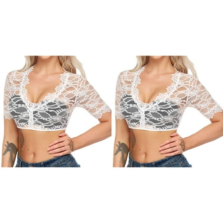 Wijhcboe 2 Pack Women Sexy Sleepwear Blouse For Oktoberfest Blouse Your Side of The Bed Lingerie Black Women s Dirndl Blouse Womens Valentine Tops Lace Dirndl Elegant Lingerie Womens plus Size Xmas