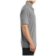 thumbnail image 2 of Yellow Rooster Mens Cotton Touch Performance Male Polo Shirt Frost Grey L, 2 of 4