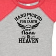 thumbnail image 4 of Inktastic Handpicked for Earth by My Nana in Heaven with Angel Wings Boys or Girls Baby Bodysuit, 4 of 5