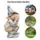 thumbnail image 5 of Adorno de muñeca Artesanía Decoración de jardín Resina Simulación Estatua Adorno de patio para oficina en casa Scienceny HA005056-00, 5 of 6