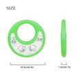 thumbnail image 4 of bedienty Rattles Toys Early Educational ABS Material Double Sided Percussion Instrument Ergonomic Handle Grip Drum Plaything Green 1Set, 4 of 6