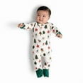 thumbnail image 4 of M+A by Monica + Andy Gender Neutral Baby Christmas Organic Cotton One Piece Pajamas and Bib Set, 2-Piece, Sizes 0M-24M, 4 of 7
