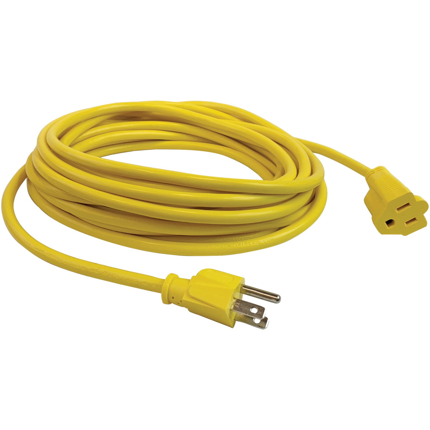 STANLEY 33257 Yellow Outdoor Power Extension Cord, 25 Feet