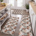 thumbnail image 2 of Lightgray Highland Cow Flower Pattern Kitchen Rugs Sets Of 3,Kitchen Runner Rugs Non Skid Washable,Decorative Kitchen Floor Mats for Kitchen,Sink,Laundry,17"x30"+ 17"x47" + 17"x59", 2 of 6