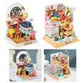 thumbnail image 1 of 2 Piezas Handcraft Creative Dollhouse Furniture Set Cottage 3D PuzzlesToy Baoblaze Casa de muñecas artesanales, 1 of 8